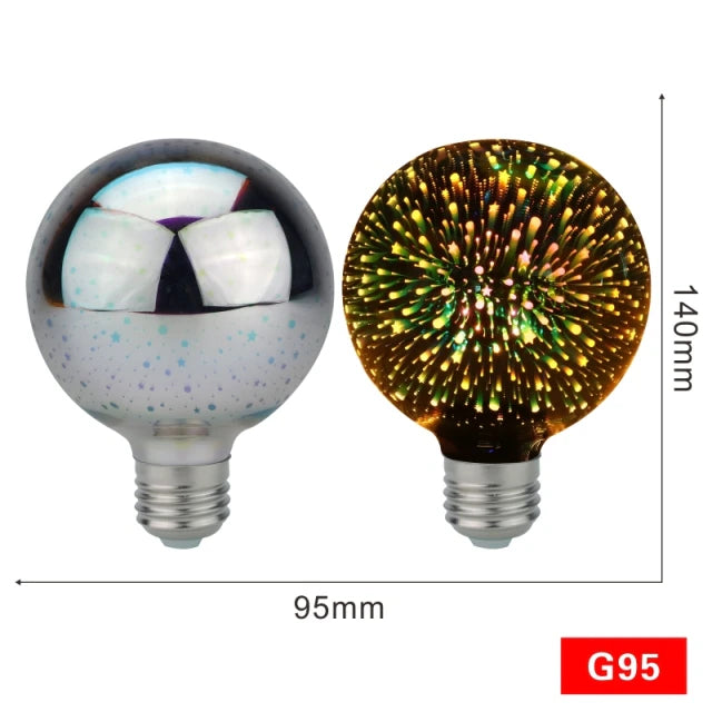 3D Decoration Holiday Lights Bulb