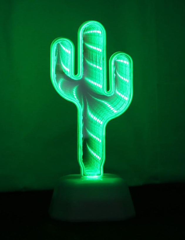 LED Infinity Cactus Lamp