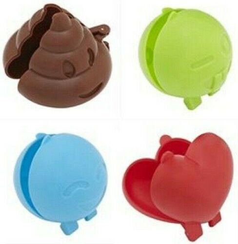 Snow Ball Poop Heart Faces (Set Of 4)